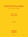 JOLAS ENFANTILLAGES (CHOEUR DE FEMMES ET FLUTE) PARTIE DE FLUTE