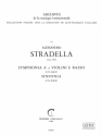 STRADELLA/TARR SYMPHONIA EN FA MAJEUR/ SINFONIA EN LA MINEUR/2 VIOLONS ET B.C/PARTITION