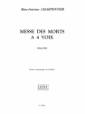 Messe des morts en re mineur pour solistes, choeur mixte et orchestre partition