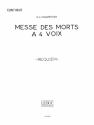 CHARPENTIER M.A. MESSE DES MORTS EN RE MINEUR (SOLI/CHOEUR MIXTE ET ORGUE) ORGUE