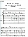 CHARPENTIER M.A. MESSE DES MORTS EN SOL MINEUR (SOLI/CHOEUR MIXTE ET ORCH.) SOLI ET CHOEUR SS ACC