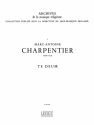 CHARPENTIER M.A. TE DEUM SOLI/CHOEUR (SATB)/ENSEMBLE DIVERS ET ORGUE/PTION