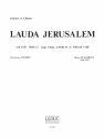 Lauda Jerusalem pour soli, choeur mixte (SATBB) et orchestre partition de choeur