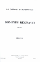 Dominus regnavit pour choeur mixte a cappella partition