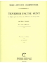 CHARPENTIER M.A. TENEBRAE FACTOE SUNT CHANT (BASSE) ET ENSEMBLE DIVERS/PARTITION