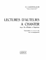 GARTENLAUB LECTURES D'AUTEURS A CHANTER FIN D'ETUDES A SUP. (1,2 OU 3 VOIX) AVEC ACCOMPT.