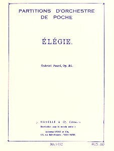 lgie op.24 pour violoncelle et orchestra partition de poche