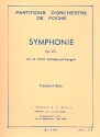 Symphonie op.25 sur un chant montagnard francais pour  orchestre partition en miniature