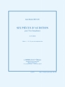 DEFAYE J.M. 6 PIECES D'AUDITION 3 SAXOPHONES ALTOS/CAHIER1/PARTITION ET PARTIES