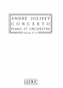 JOLIVET CONCERTO PIANO ET ORCHESTRE/ PARTIE DE PIANO ET REDUCTION ORCHESTRE 2EME PIANO