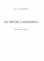 Te Deum Laudamus pour soli, choeur mixte et orchestre rduction pour chant et piano ou orgue