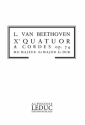 BEETHOVEN QUATUOR A CORDES N010 OP74 MIB MAJ/2 VIOLONS/ALTO/VIOLONCELL/PARTITION PH63