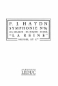 HAYDN SYMPHONIE N085/15 'LA REINE' SIB MAJ PARTITION D'ORCHESTRE IN 16 (POCHE) PH101