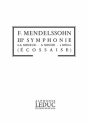 MENDELSSOHN SYMPHONIE N03 'ECOSSAISE' OP56 LA MINEUR PARTITION D'ORCHESTRE IN 16(POCHE) PH114