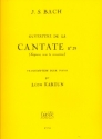 Ouverture de la cantate no.29 BWV29 pour piano