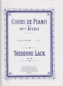 LACK COURS DE PIANO DE MLLE DIDI EXERCICES VOLUME 2 PIANO