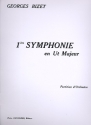 Symphonie ut majeur no.1 pour orchestre partition d'orchestre