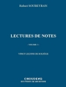 Robert Soubeyran, Lectures de Notes - 20 Leons de Solfge Solfege Buch