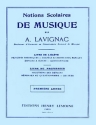 LAVIGNAC Albert Notions scolaires n1 - prof. thorie musicale Partition