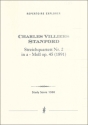 Stanford, Charles Villiers Streichquartett Nr. 2 in a - Moll op. 45, Partitur und Stimmen