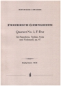 Quartett F-Dur Nr.3 op.47 fr Violine, Viola, Violoncello und Klavier Partitur und Stimmen