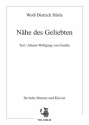 Hrle, Wolf-Dietrich Nhe des Geliebten