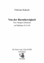 Kukuck, Felicitas Von der Barmherzigkeit - fr Chor SATB, Tenor-Solo mit Orgel