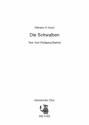 Koch, Wilhelm H. Die Schwalben - fr Chor SATB a cappella