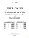 COUSIN Emile Solo concertant n2 en la min. violon et piano Partition