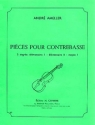 AMELLER Andr Pices (6) contrebasse et piano Partition