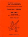 JOUBERT Claude-Henry Estive 3 trompettes (ou cornets) et 1 trombone ou tuba Partition