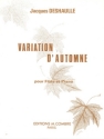 DESHAULLE Jacques Variation d'automne flte et piano Partition