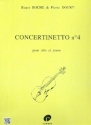 Concertinetto no.4 pour alto et piano