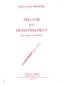 DHAINE Jean-Louis Prlude et divertissement 4 fltes Partition