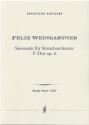 Serenade F-Dur op.6 fr Streichorchester Studienpartitur