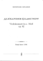 Glazunov, Alexander Violinkonzert in a - Moll, op. 82  STP