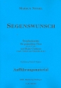 Segenswunsch fr gem Chor und Orgel (Cembalo) (Violoncello ad lib) Partitur