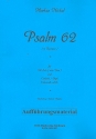 Psalm 62 fr Alt (Bass) und Cembalo (Orgel) (Violoncello ad lib) Partitur
