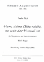 Herr deine Gte reicht so weit der Himmel ist fr Gesang (tief) und Tasteninstrument (besteht aus 2 Stimmen)