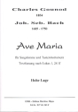 Ave Maria fr Gesang (hoch) und Tasteninstrument Partitur