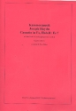 Cassatio in Es Hob.II:Es7 fr 2 Violen, 2 Englischhrner, 2 Hrner, Fagott und Kontrabass Partitur und Stimmen