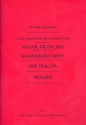 4 Lieder fr Tenor, Horn und Klavier Partitur und Stimmen