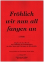 Frhlich wir nun all fangen an fr Orgel