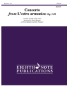 Concerto from L'Estro armonico op.3,9 fr Trompete solo, 2 Trompeten, Horn, Posaune und Tuba Partitur und Stimmen