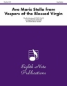 Ave Maris Stella from Vespers of the Blessed Virgin for 4 trumpets, 2 horns, 2 trombones, 2 tubas score and parts