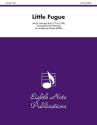 Little Fugue in g Minor for 4 saxophones (AATBar) score and parts