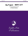 Jig Fugue BWV577 for 2 trumpets and keyboard parts