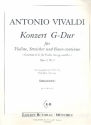 Konzert G-Dur op.3,3 fr Violine, Streicher und Bc Violine principale