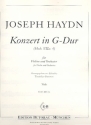 Konzert G-Dur Hob.VIIa:4 fr Violine und Orchester Viola