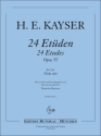 Kayser, Heinrich Ernst 24 Etduen op 55 Viola solo